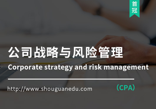 公司战略与风险管理(CPA)